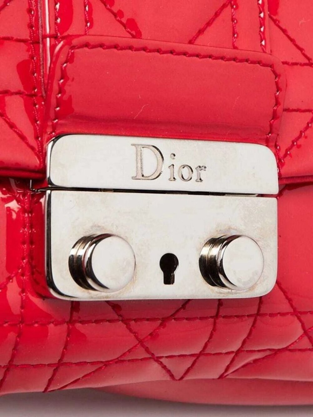 Christian Dior Pink Cannage Quilted Patent Leather Miss Dior Promenade Crossb... - Picture 5 of 9